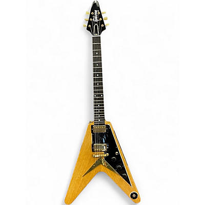 Used 2024 Gibson Custom Shop '58 Korina Flying V Natural Solid Body Electric Guitar