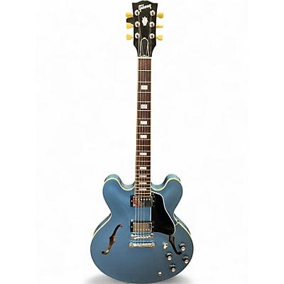 Used 2024 Gibson ES-335 '60S BLOCK Pelham Blue Hollow Body Electric Guitar