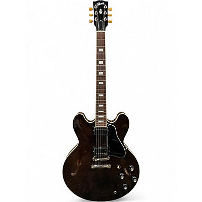 Used 2024 Gibson ES335 60S BLOCK WALNUT Natural Hollow Body Electric Guitar