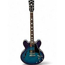 Used 2024 Gibson ES335 Figured Blueberry Burst Hollow Body Electric Guitar