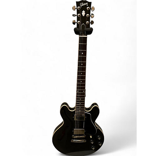 Gibson Used 2024 Gibson ES339 Trans Ebony Hollow Body Electric Guitar Trans Ebony