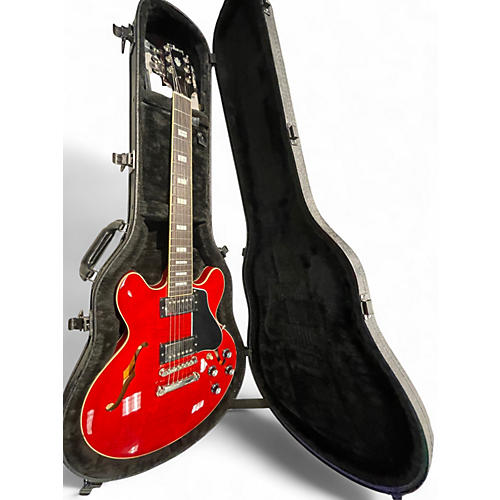 Used 2024 Gibson ES339 Worn Cherry Hollow Body Electric Guitar Worn Cherry