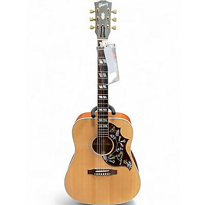 Used 2024 Gibson Hummingbird Faded Natural Acoustic Electric Guitar