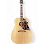 Used 2024 Gibson Hummingbird Faded Natural Acoustic Electric Guitar Natural