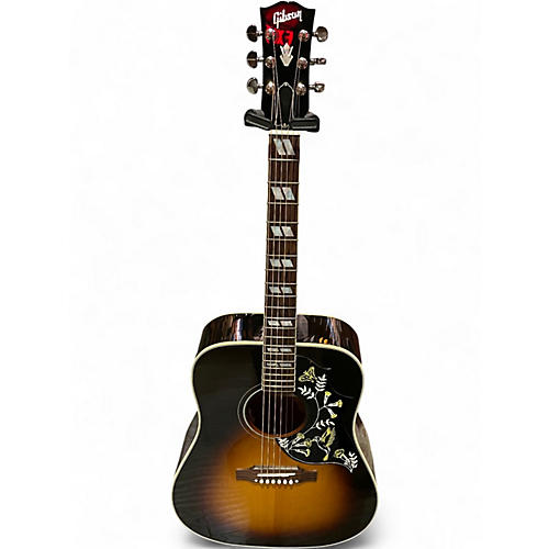 Used 2024 Gibson Hummingbird Vintage Sunburst Acoustic Electric Guitar Vintage Sunburst