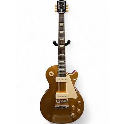 Used 2024 Gibson LES PAUL STANDARD P 90 50'S Gold Top Solid Body Electric Guitar