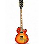Used 2024 Gibson LES PAUL STANDARD PLAIN TOP Washed Cherry Sunburst Solid Body Electric Guitar Washed Cherry Sunburst