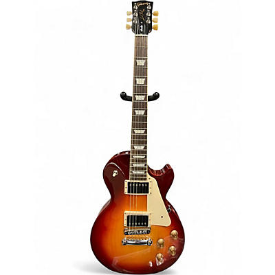 Used 2024 Gibson  LES PAUL STUDIO FIGURED Cherry Sunburst Solid Body Electric Guitar