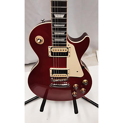 Gibson Used 2024 Gibson Les Paul Classic Translucent Cherry Red Solid Body Electric Guitar