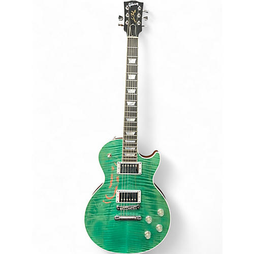 Used 2024 Gibson Les Paul Modern Figured Seafoam Green Solid Body Electric Guitar Seafoam Green