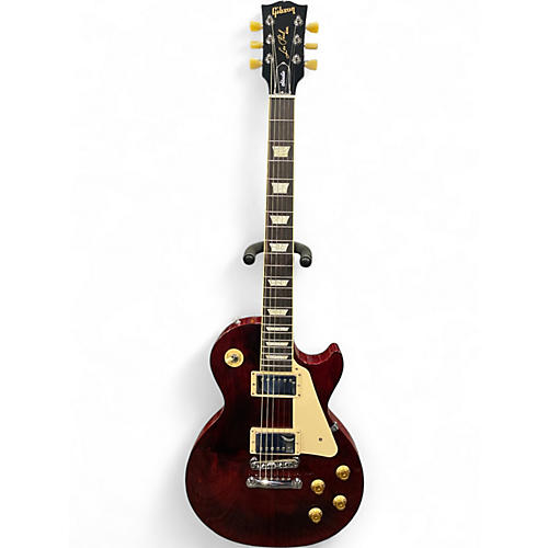 Used 2024 Gibson Les Paul Studio Wine Red Solid Body Electric Guitar Wine Red