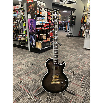 Used 2024 Gibson Les Paul Supreme Trans Black Solid Body Electric Guitar