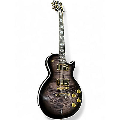 Used 2024 Gibson Les Paul Supreme Transparent Ebony Burst Solid Body Electric Guitar