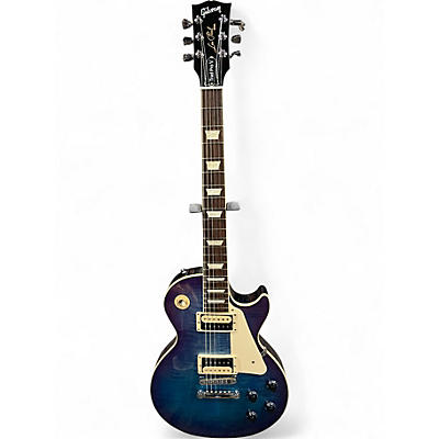 Used 2024 Gibson Les Paul Trad Pro V AAA Flame Blueberry Burst Solid Body Electric Guitar
