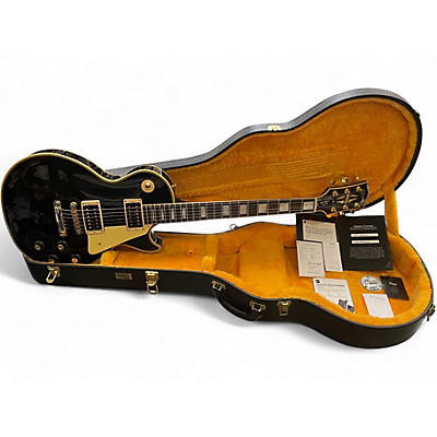 Used 2024 Gibson Made to Measure Les Paul Custom Black Solid Body Electric Guitar