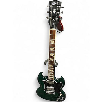 Used 2024 Gibson SG Emerald Green Solid Body Electric Guitar