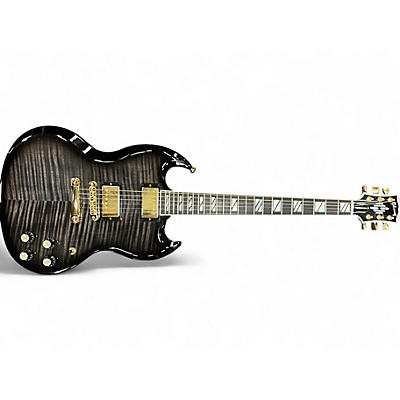 Used 2024 Gibson SG Supreme Trans Black Solid Body Electric Guitar