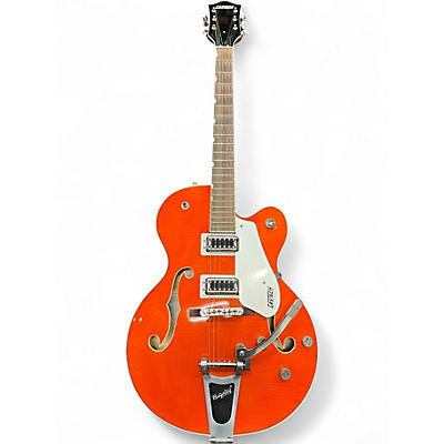 Used 2024 Gretsch Guitars G5427T Orange Hollow Body Electric Guitar
