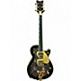 Used 2024 Gretsch Guitars G6134TG Penguin Black Paisley Black Paisley Solid Body Electric Guitar Black Paisley