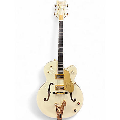 Used 2024 Gretsch Guitars G6136T-59 Vintage Select White Falcon White Hollow Body Electric Guitar