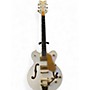 Used 2024 Gretsch Guitars G6636TDC-WHT WHITE Hollow Body Electric Guitar WHITE