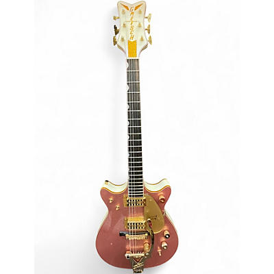 Used 2024 Gretsch Guitars Masterbuilt '62 G6134 White Penguin Champagne Sparkle Solid Body Electric Guitar