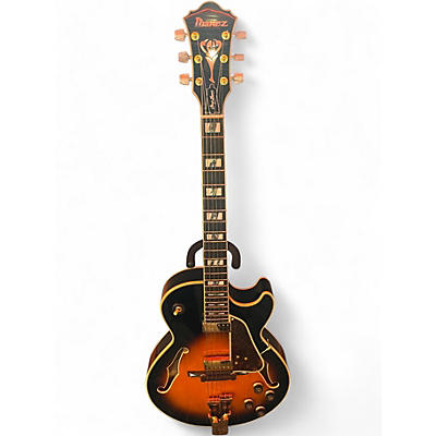 Used 2024 Ibanez GEORGE BENSON GB10 Sunburst Hollow Body Electric Guitar