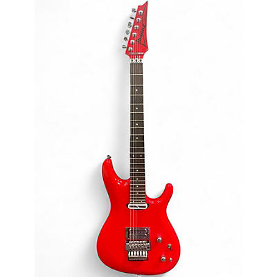 Used 2024 Ibanez JS2480 JOE SATRIANI MUSCLE CAR RED Solid Body Electric Guitar