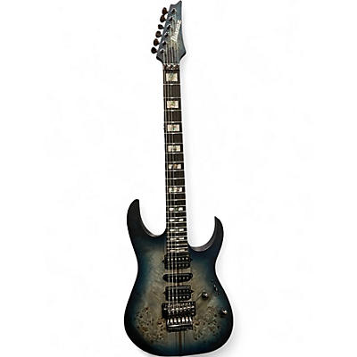 Used 2024 Ibanez RGT1270PB-CTF Premium Cosmic Blue Starburst Flat Solid Body Electric Guitar