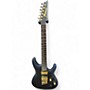 Used 2024 Ibanez SML721 Black Solid Body Electric Guitar Black