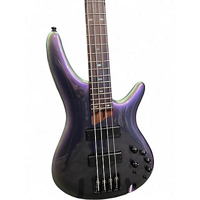 Used 2024 Ibanez SR500E AURORA BLACK Electric Bass Guitar