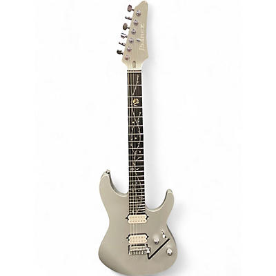 Used 2024 Ibanez TOD10 Silver Solid Body Electric Guitar