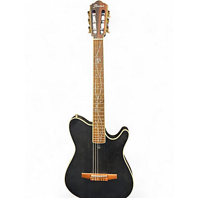 Used 2024 Ibanez TOD10N Satin Black Classical Acoustic Electric Guitar