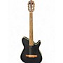 Used 2024 Ibanez TOD10N Satin Black Classical Acoustic Electric Guitar Satin Black