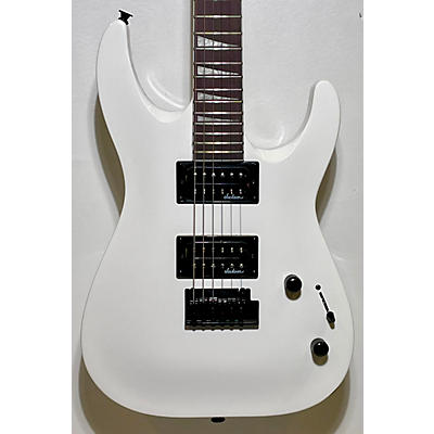 Jackson Used 2024 Jackson JS22 Dinky Arctic White Solid Body Electric Guitar