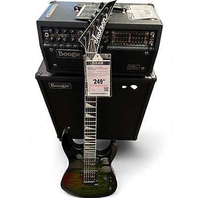 Used 2024 Jackson JS22 Dinky Transparent Green Burst Solid Body Electric Guitar