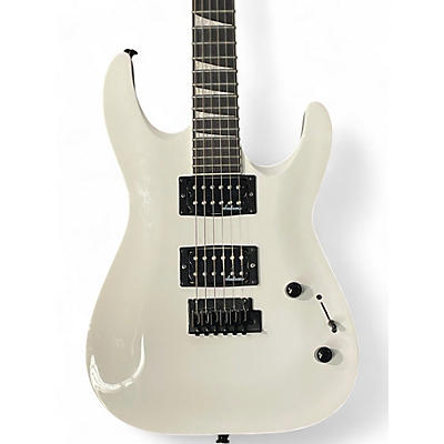 Used 2024 Jackson JS22 Dinky White Solid Body Electric Guitar