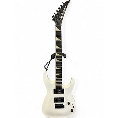 Used 2024 Jackson JS22R Dinky Alpine White Solid Body Electric Guitar