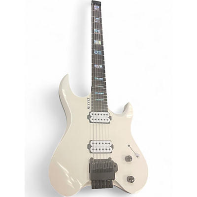 Used 2024 Kiesel VADER WHITE Solid Body Electric Guitar