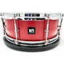 Used 2024 Kings Custom Drums 5.5X14 RED SPARKLE BIRCH RED SPARKLE Drum RED SPARKLE 10