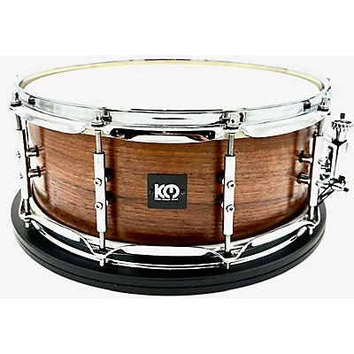 Used 2024 Kings Custom Drums 5.5X14 Walnut Snare Drum Medium Walnut Stain With Semi-Gloss Lacquer