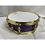 Used Kings Custom Drums Used 2024 Kings Custom Drums 5X14 Mardi Gras Maple Snare Drum Purple Stain Silver Sparkle Purple Stain Silver Sparkle 8