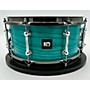 Used Kings Custom Drums Used 2024 Kings Custom Drums 6.5X13 Turquoise Ash Snare Drum Turquoise Stain Turquoise Stain 14