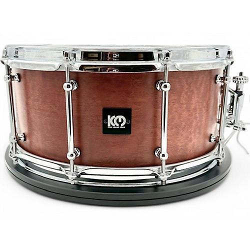 Used 2024 Kings Custom Drums 6.5X14 AFRICAN SAPELE/BIRCH CABERNET STAIN Drum CABERNET STAIN 15
