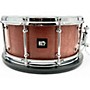 Used 2024 Kings Custom Drums 6.5X14 AFRICAN SAPELE/BIRCH CABERNET STAIN Drum CABERNET STAIN 15