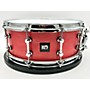 Used Kings Custom Drums Used 2024 Kings Custom Drums 6X14 Red Sparkle Maple Snare Drum Silve Gold Sparkle W/ Red Stain Silve Gold Sparkle W/ Red Stain 13