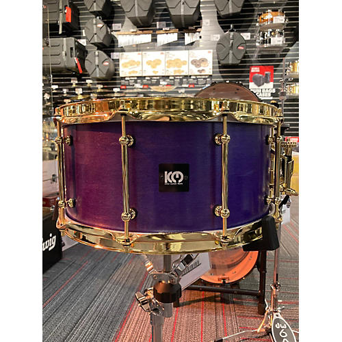 Kings Custom Drums Used 2024 Kings Custom Drums 7X14 Purple Haze Sparkle Maple Snare Drum Purple Haze Sparkle Purple Haze Sparkle 17