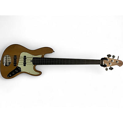Used 2024 Lakland skyline  Natural Electric Bass Guitar
