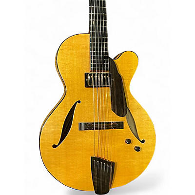 Used 2024 Lombardozzi 14 1/2  Natural Hollow Body Electric Guitar