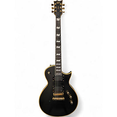 Used 2024 Ltd EC-1000 Satin Black Solid Body Electric Guitar